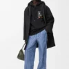 Sudadera con capucha de corte holgado de algodón