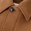 Abrigo de lana con cinturón