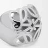 Anillo de sello «Anagram Bombé» en plata de ley