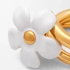Anillo «Flor» en plata de ley y esmalte
