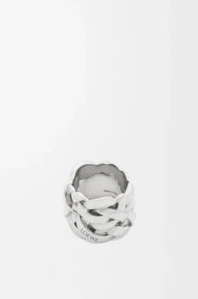 Anillo «Nest» en plata de ley y esmalte