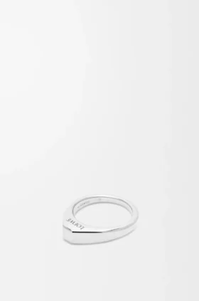 Anillo «Stirrup» de plata de ley