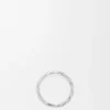 Anillo trenzado de plata de ley