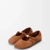 Bailarinas «Pebble Soft» en piel de cabra de ante