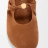 Bailarinas «Pebble Soft» en piel de cabra de ante