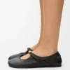 Bailarinas «Pebble Soft» en piel de cordero napa