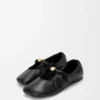 Bailarinas «Pebble Soft» en piel de cordero napa