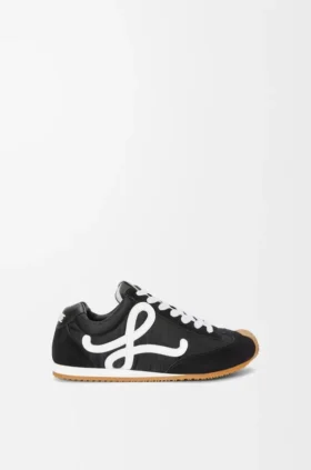 Ballet Runner 2.0 en nailon y piel de becerro