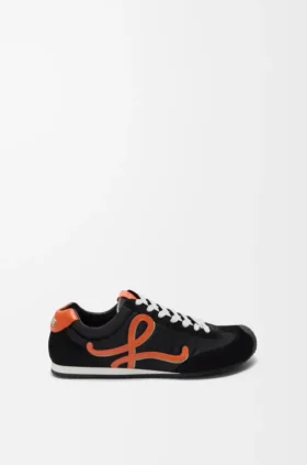 Ballet Runner 2.0 en nailon y piel de becerro