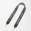 Bandolera «Anagram» en jacquard y piel de becerro