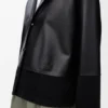 Blusa tipo pijama en piel de cordero napa