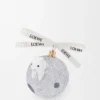 Bola Bunny on the moon de cristal soplado