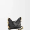 Bolsa plegable «Puzzle Fold» en piel de becerro napa brillante