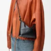 Bolsa plegable «Puzzle Fold» en piel de becerro napa brillante