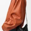 Bolsa plegable «Puzzle Fold» en piel de becerro napa brillante