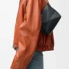 Bolsa plegable «Puzzle Fold» en piel de becerro napa brillante