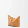 Bolsa plegable «Puzzle Fold» en piel de becerro napa brillante