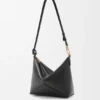 Bolsa plegable «Puzzle Fold» en piel de becerro napa brillante