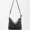 Bolsa plegable «Puzzle Fold» en piel de becerro napa brillante