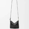 Bolsa plegable «Puzzle Fold» en piel de becerro napa brillante