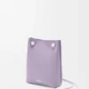 Bolsita «Pebble» en piel de becerro lisa