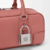Bolso Amazona 23 Cropped en piel de becerro brillante