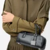 Bolso Amazona 23 Cropped en piel de becerro brillante