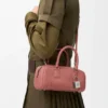Bolso Amazona 23 Cropped en piel de becerro brillante