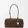 Bolso Amazona 31 Cropped en nubuck granulado