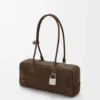 Bolso Amazona 31 Cropped en nubuck granulado