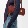 Bolso Amazona 31 Cropped en piel de becerro brillante