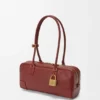 Bolso Amazona 31 Cropped en piel de becerro brillante