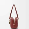 Bolso Amazona 31 Cropped en piel de becerro brillante