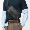 Bolso bandolera convertible en piel de becerro clásica