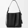 Bolso Bilbao mediano de piel de becerro lisa