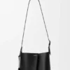 Bolso Bilbao mediano de piel de becerro lisa