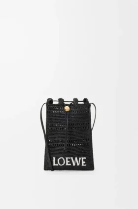 Bolso con cordón de rafia