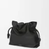 Bolso de mano Flamenco grande en piel de becerro napa