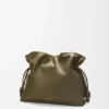 Bolso de mano Flamenco grande en piel de becerro napa