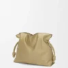 Bolso de mano Flamenco grande en piel de becerro napa
