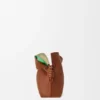 Bolso de mano «Flamenco» mediano con capas, en piel de becerro napa