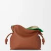 Bolso de mano «Flamenco» mediano con capas, en piel de becerro napa