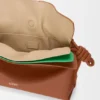 Bolso de mano «Flamenco» mediano con capas, en piel de becerro napa