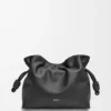 Bolso de mano Flamenco mediano en piel de becerro napa