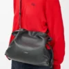 Bolso de mano Flamenco mediano en piel de becerro napa