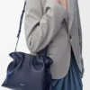 Bolso de mano Flamenco mediano en piel de becerro napa