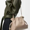 Bolso de mano Flamenco mediano en piel de becerro napa