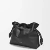 Bolso de mano Flamenco mediano en piel de becerro napa