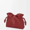 Bolso de mano Flamenco mediano en piel de becerro napa