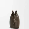 Bolso de mano Flamenco mediano en piel de becerro napa